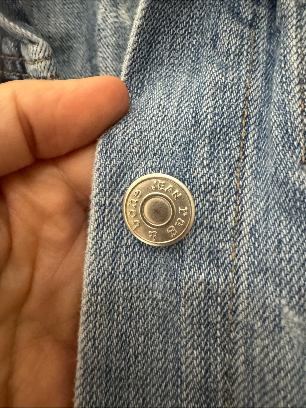Rag & Bone JEAN Distressed Denim Vest Size Small - Picture 4 of 10